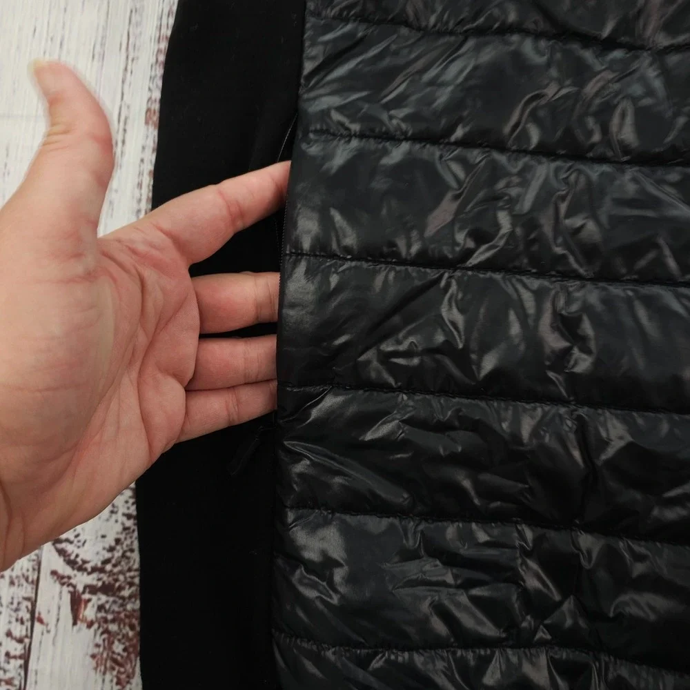 Z Zegna TechMerino Black Quilted Zip Vest Wool Mixed Media Luxury Gilet 3XL - Picture 3 of 15
